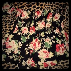 Off the shoulder floral top